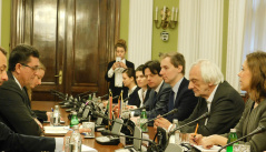 20. mart 2019. Potpredsednik Narodne skupštine Veroljub Arsić u razgovoru sa poljskom parlamentarnom delegacijom